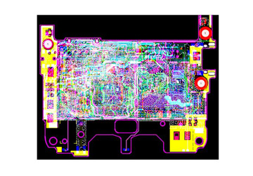 高精密度十层板手机板PCB设计